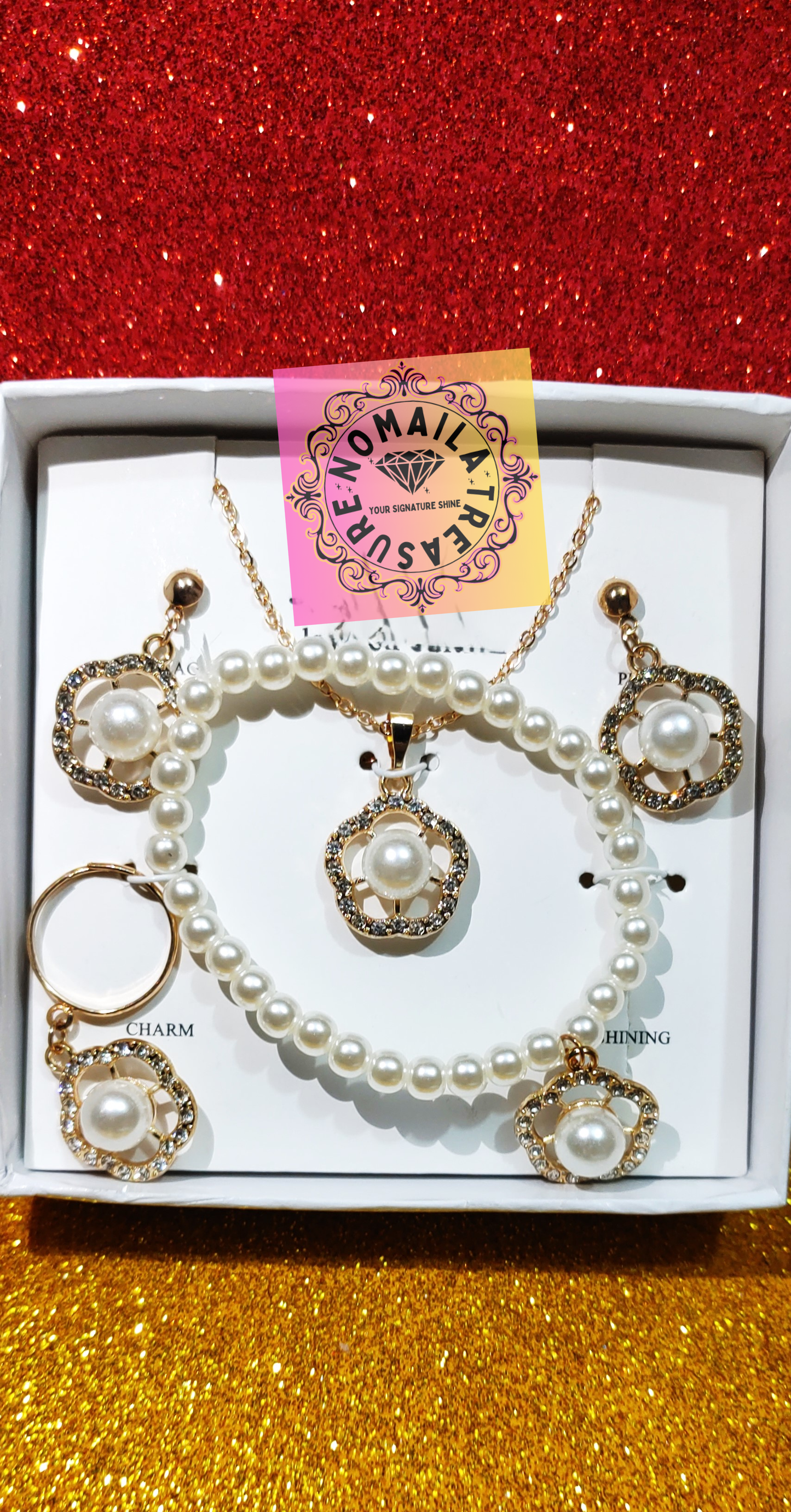 Pearl Neckless Set D-3017