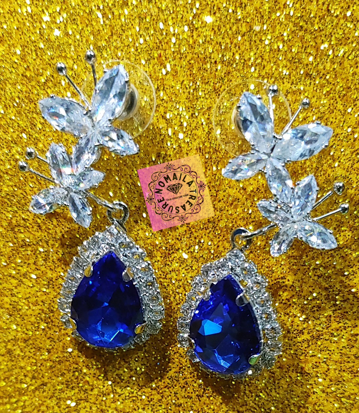 Crystal Drop Earring D-1015