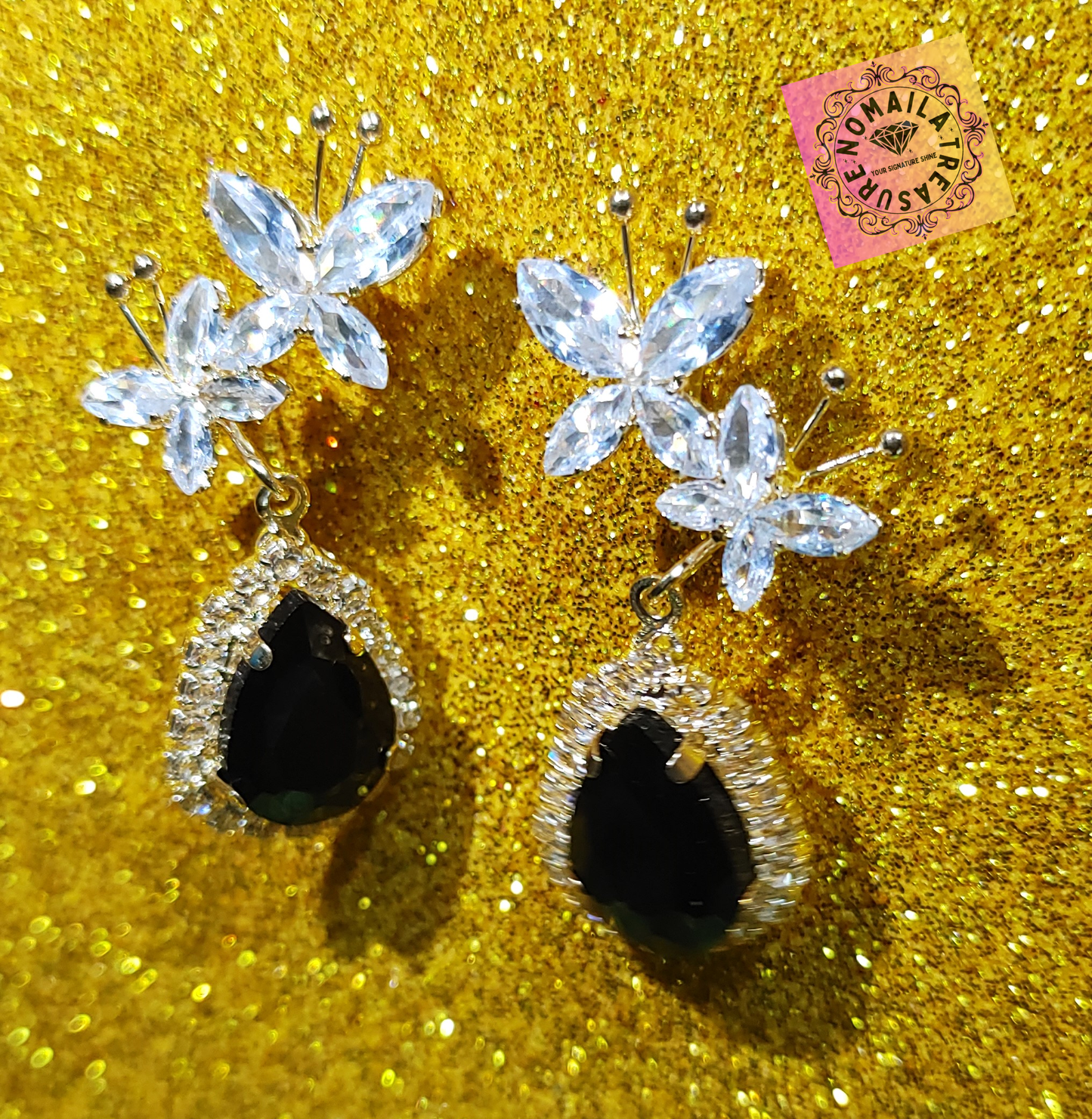 Crystal Drop Earring D-1015