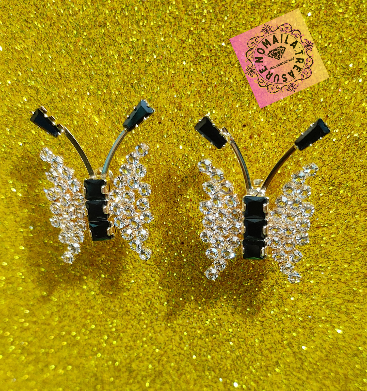 Butterfly Zircon Earring/Studs D-1002